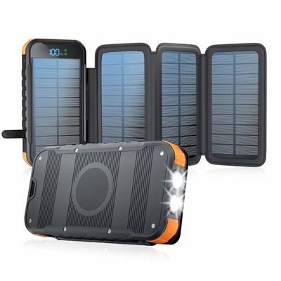 calidad  Multifunctional Mah Solar Powerbank Power Charger Wireless Charging Power Bank 16000 Station Fast Charging Support Customization For Outdoor fábrica